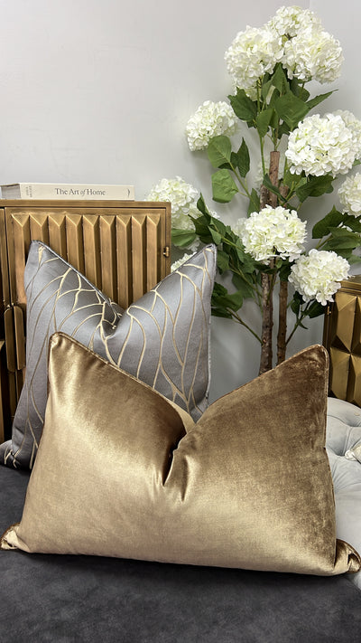 Zillara silver cushion - Luscious Homewares