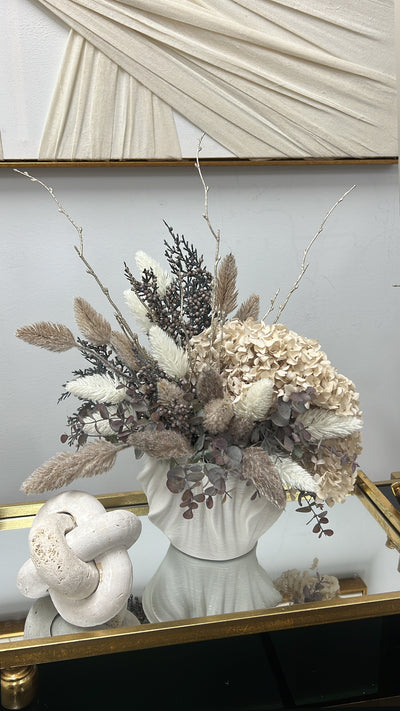 Violin everlasting floral arrangement