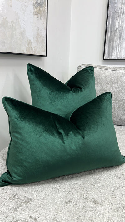 Luxe emerald cushion - Luscious Homewares