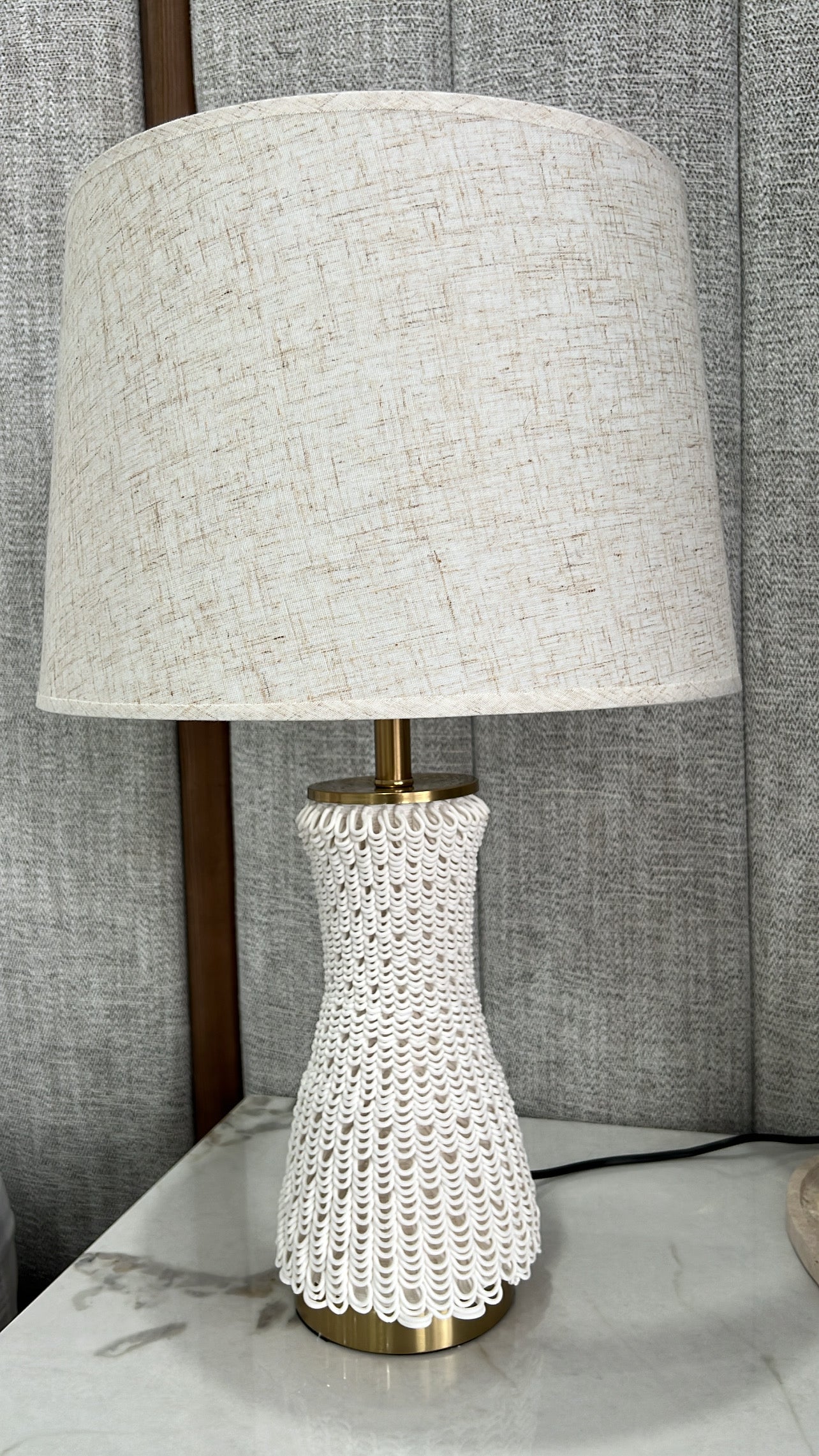 Cala 3d ceramic table Lamp - Luscious Homewares