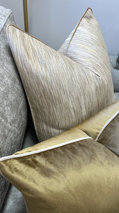 Milano nude cushion - Luscious Homewares