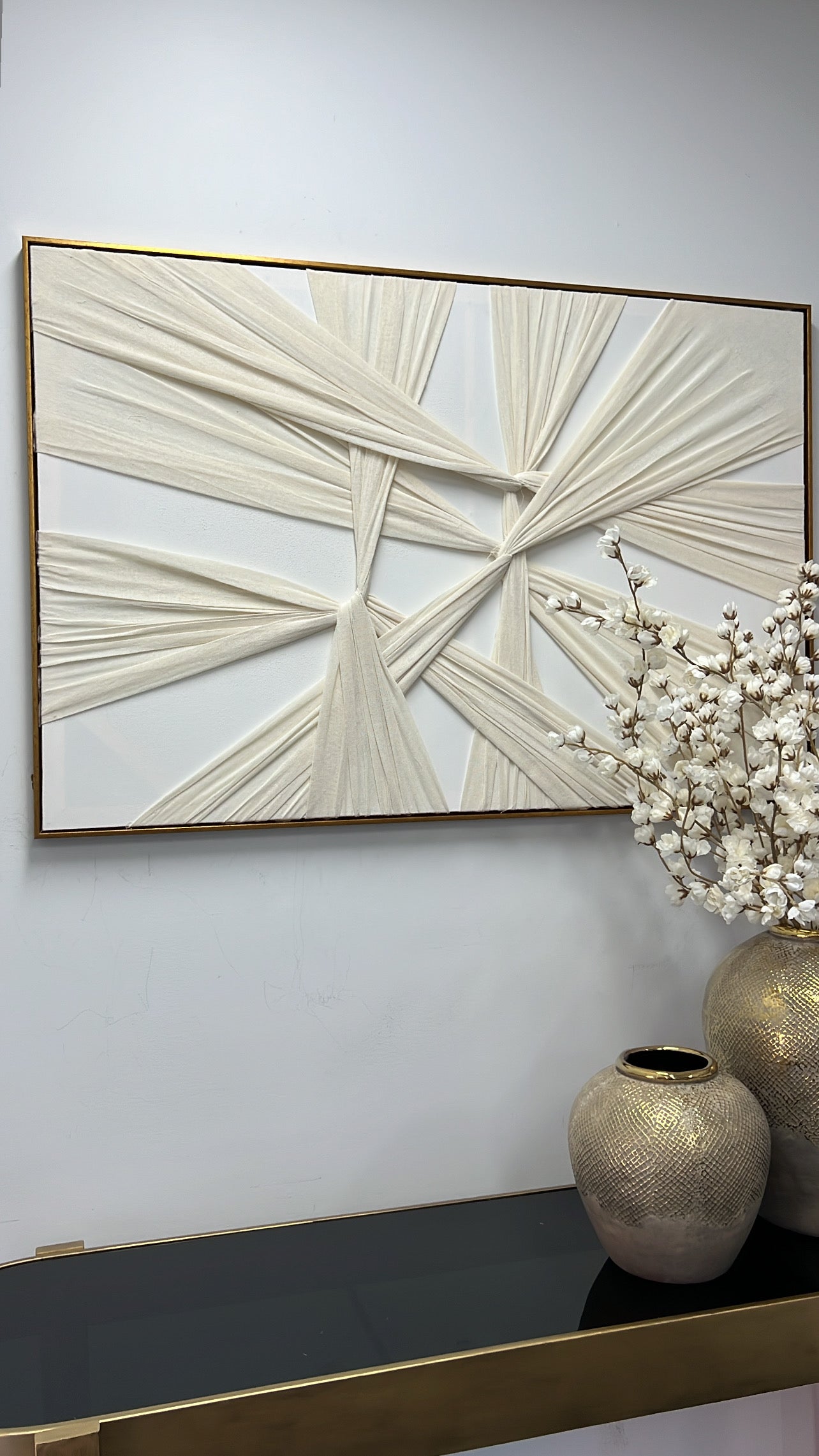 3D canvase wall art bronze frame - Luscious Homewares