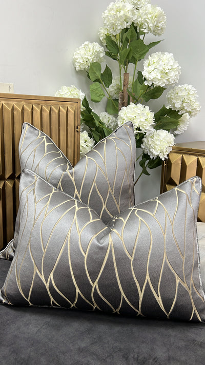 Zillara silver cushion - Luscious Homewares