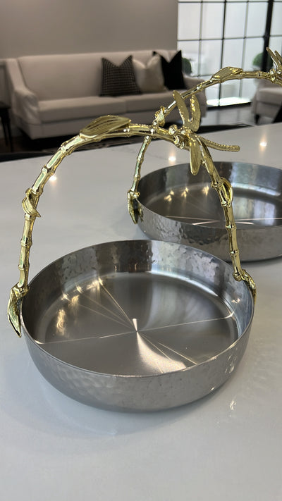 Dragonfly serving / decorative handle tray