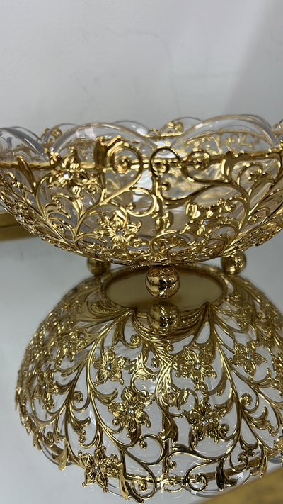 Ottoman gold bowl - Luscious Homewares