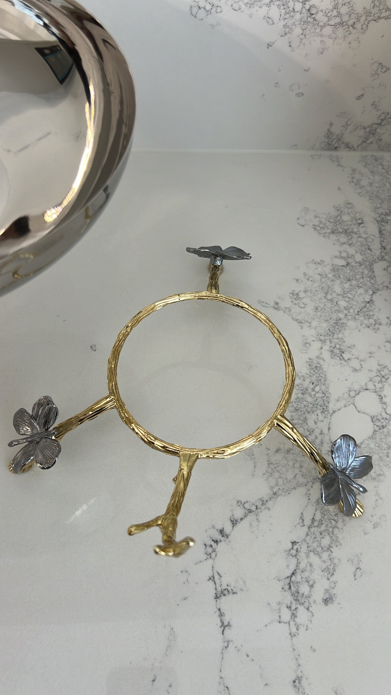 Butterfly serving / decrotive bowl - Luscious Homewares
