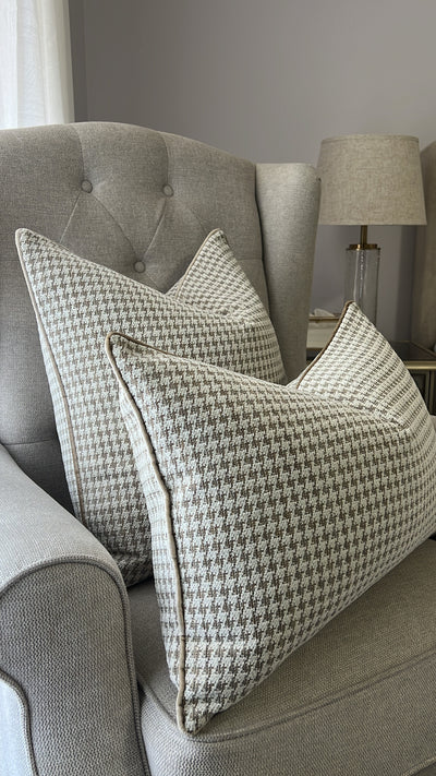 Laurent nude cushion - Luscious Homewares