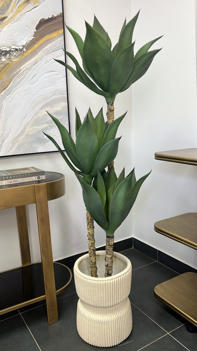 Agave succulent green artificial plant tree - Luscious Homewares