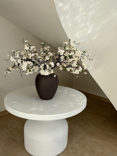 Kalena brown hand made ceramic vase