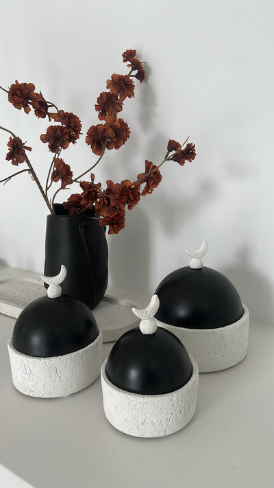 Moroccan stone jar dome - Luscious Homewares