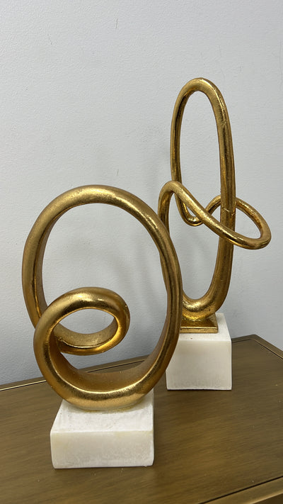 Loop Gold sculpture statue