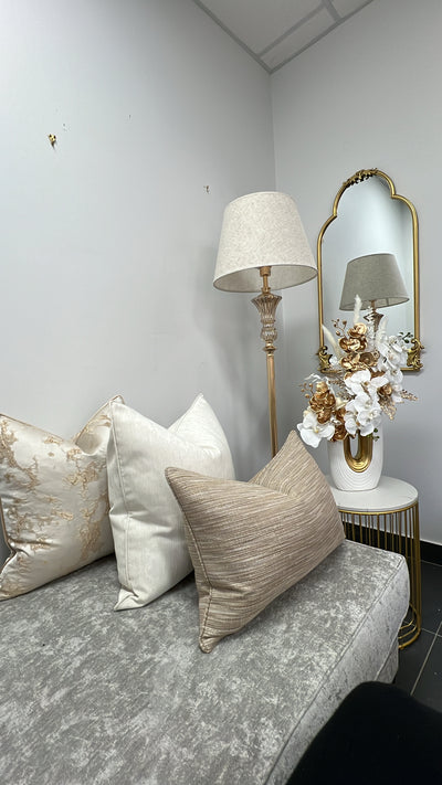 Gold drop floral arrangement - Luscious Homewares