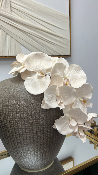 Soft nude large orchid flower stem
