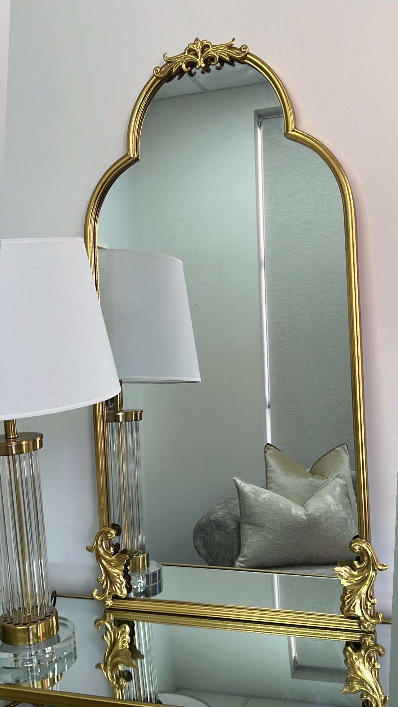 Lola Gold mirror - Luscious Homewares