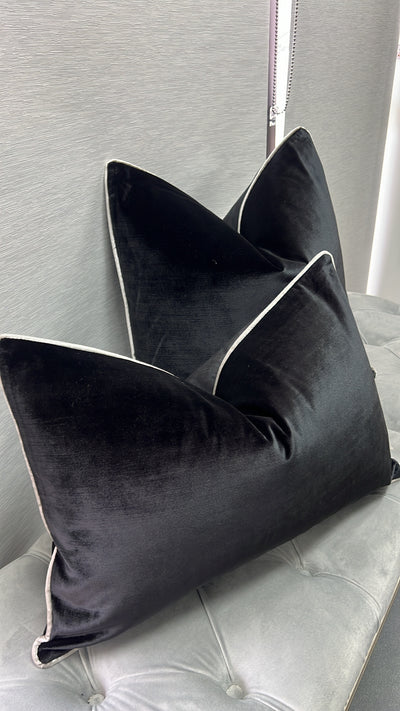 Royal luxe black cushion - Luscious Homewares