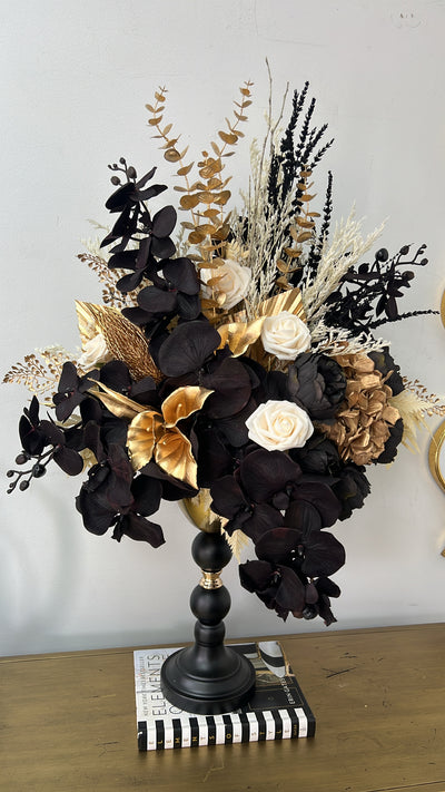 Shadow bloom floral arrangement - Luscious Homewares
