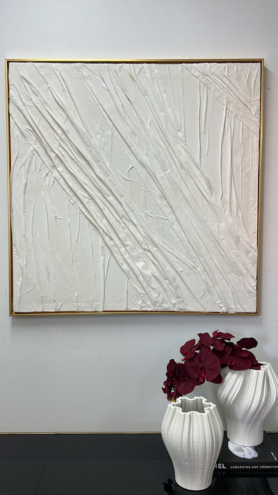 Minimalist wall art gold frame - Luscious Homewares