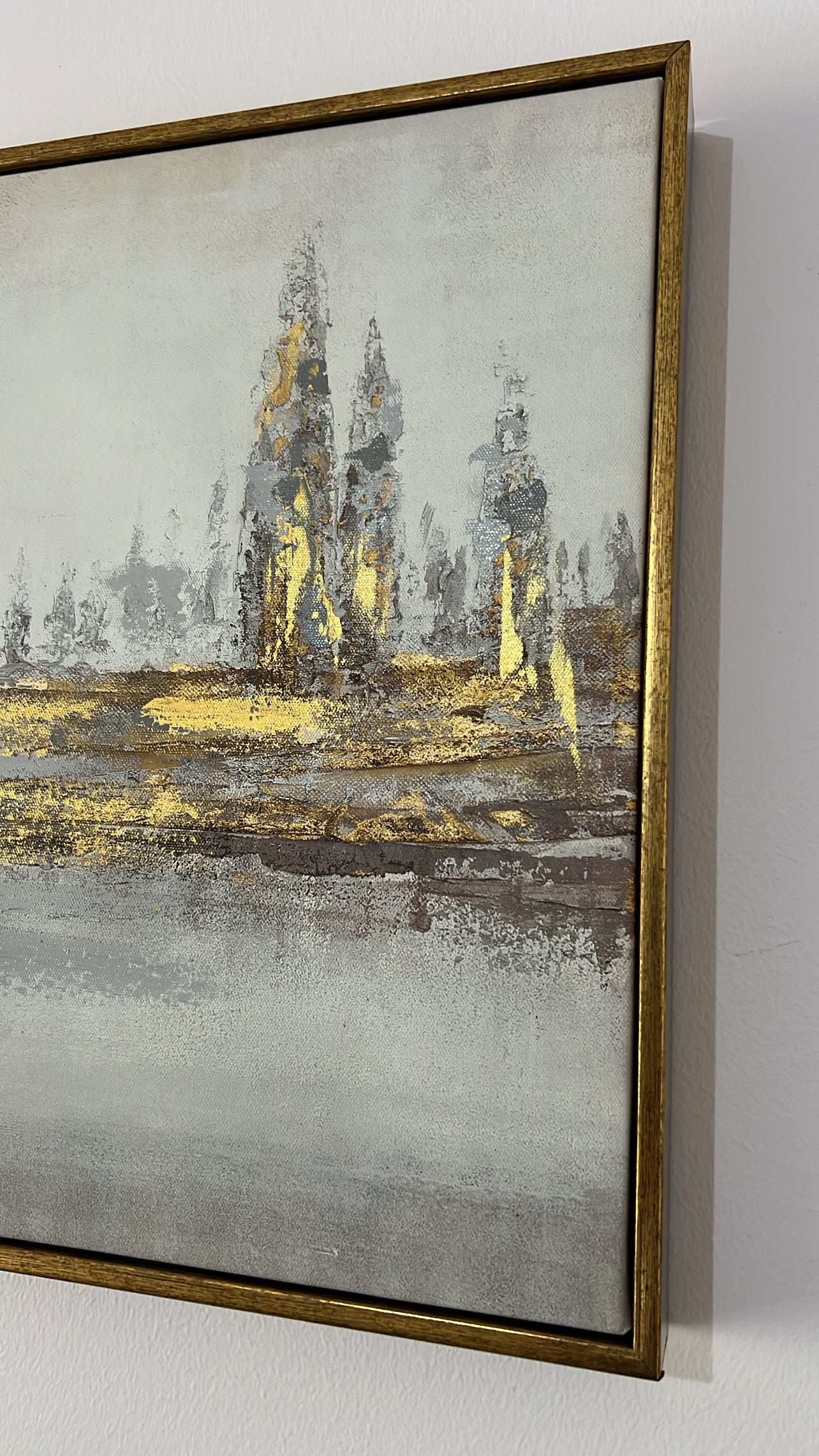 Jardine Gold frame wall art - Luscious Homewares