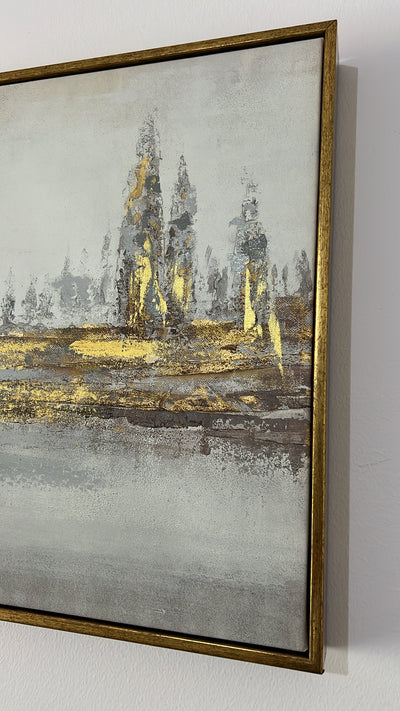 Jardine Gold frame wall art - Luscious Homewares