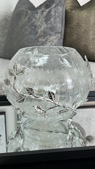 Anem silver vase - Luscious Homewares