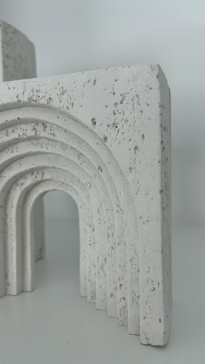 Stone arch sculpture - Luscious Homewares