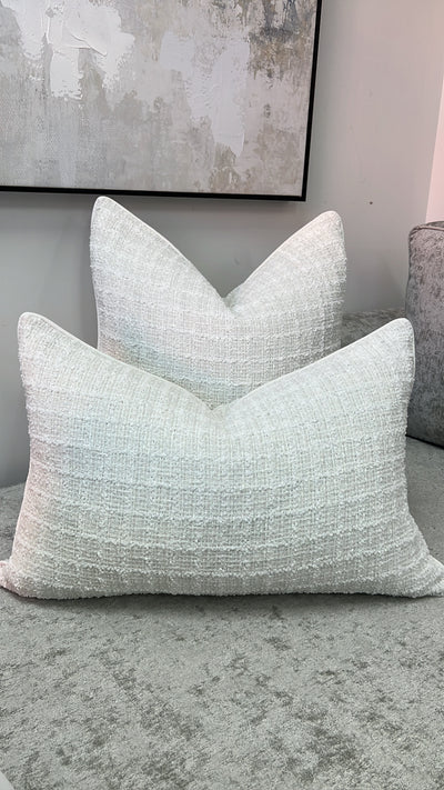 White flake cushion - Luscious Homewares