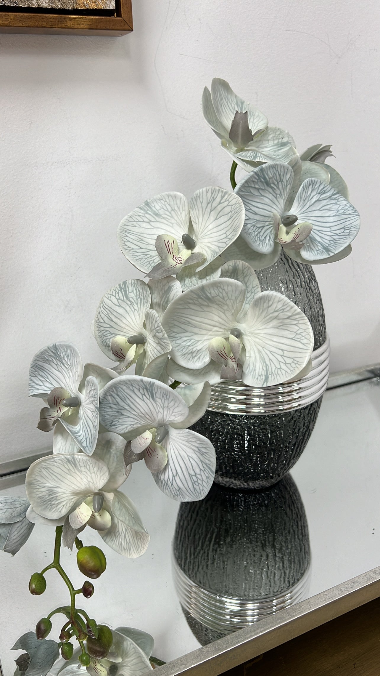 Grey sage real touch orchid - Luscious Homewares