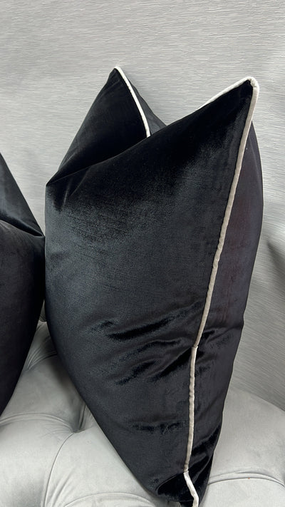 Royal luxe black cushion - Luscious Homewares