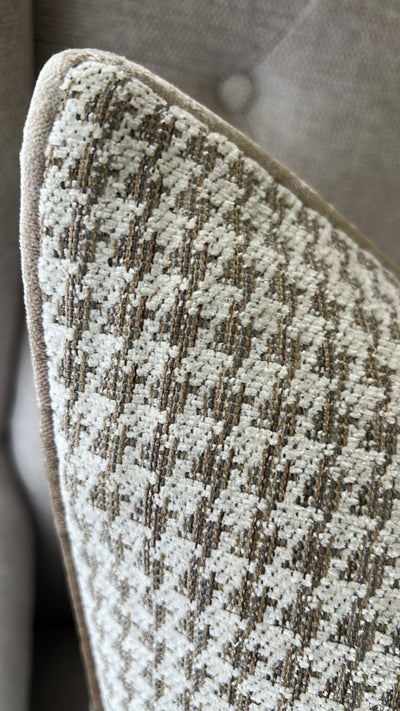 Laurent nude cushion - Luscious Homewares