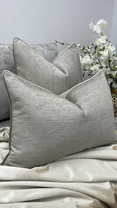 Rawana latte cushion - Luscious Homewares