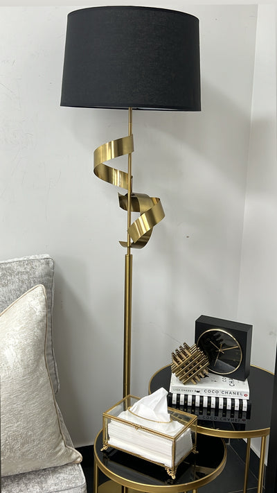 Deniz twist floor Lamp - Luscious Homewares