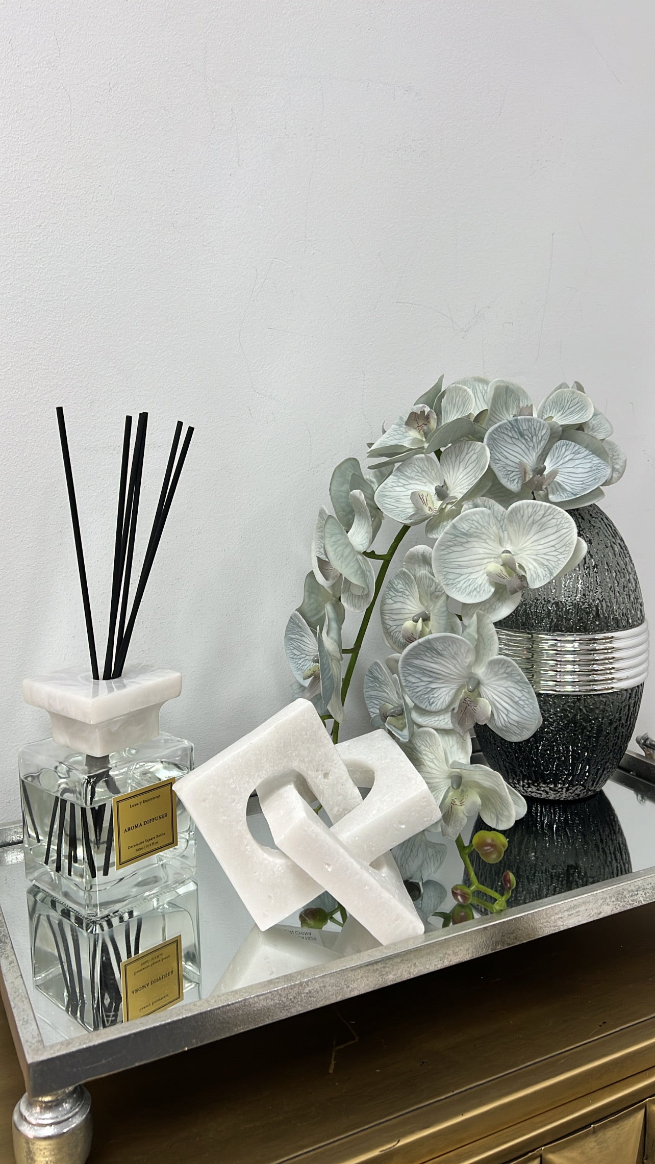 Grey sage real touch orchid - Luscious Homewares