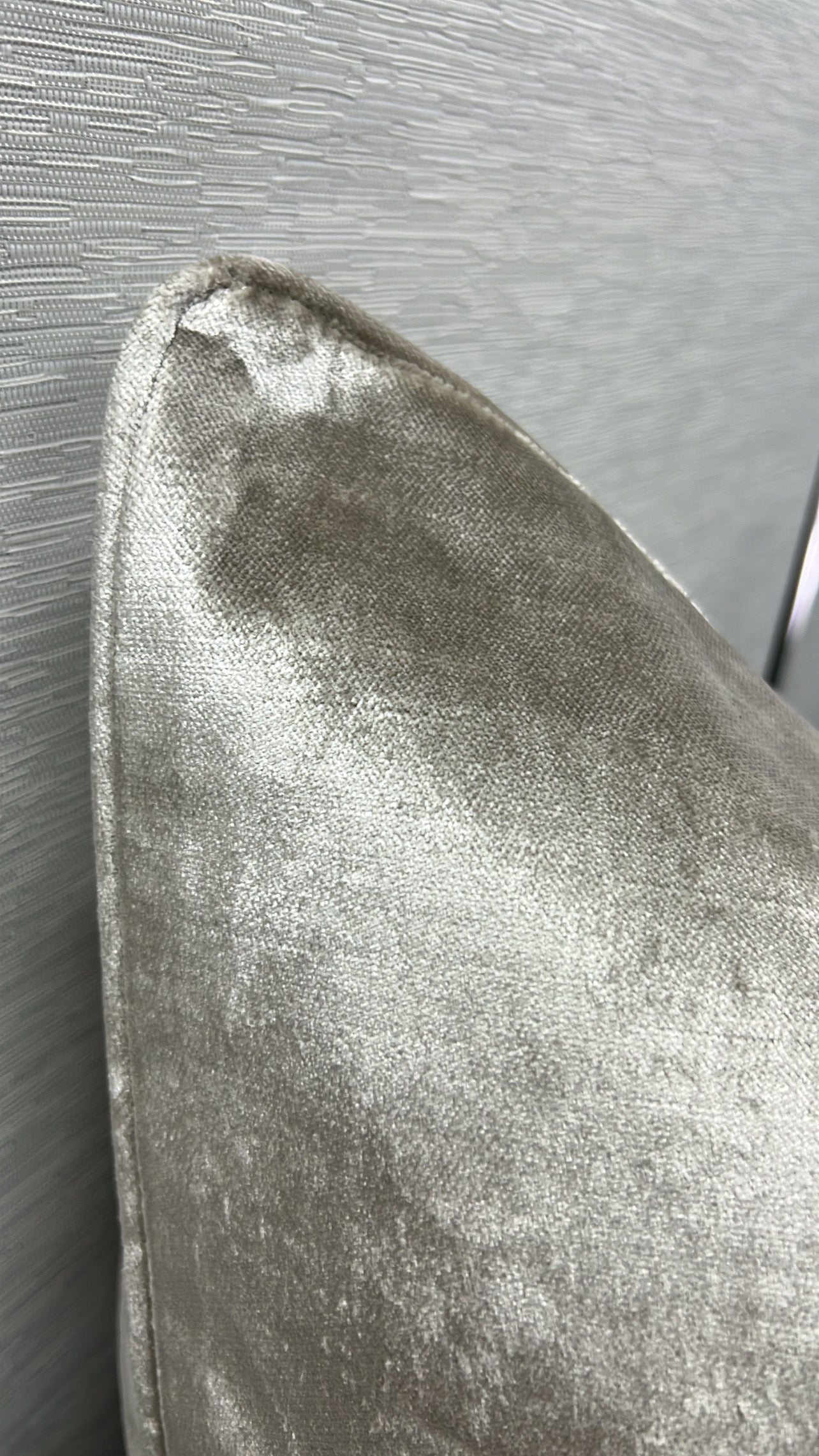 De-luxe ash velvet cushion - Luscious Homewares