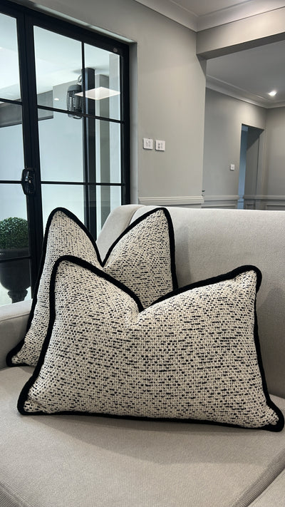 Naomi tweed cushion - Luscious Homewares