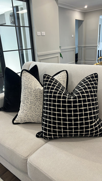 Naomi tweed cushion - Luscious Homewares
