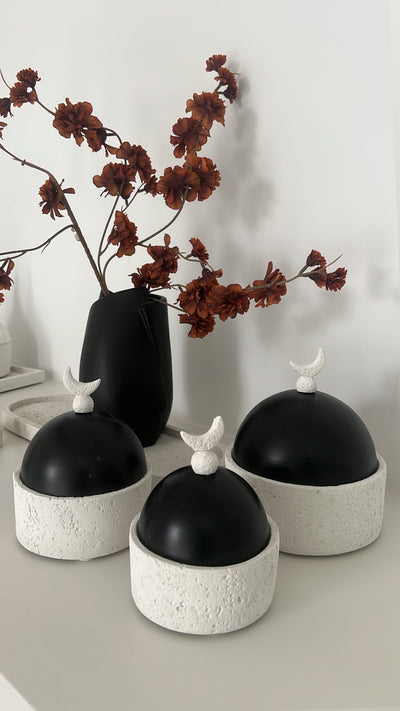 Moroccan stone jar dome - Luscious Homewares