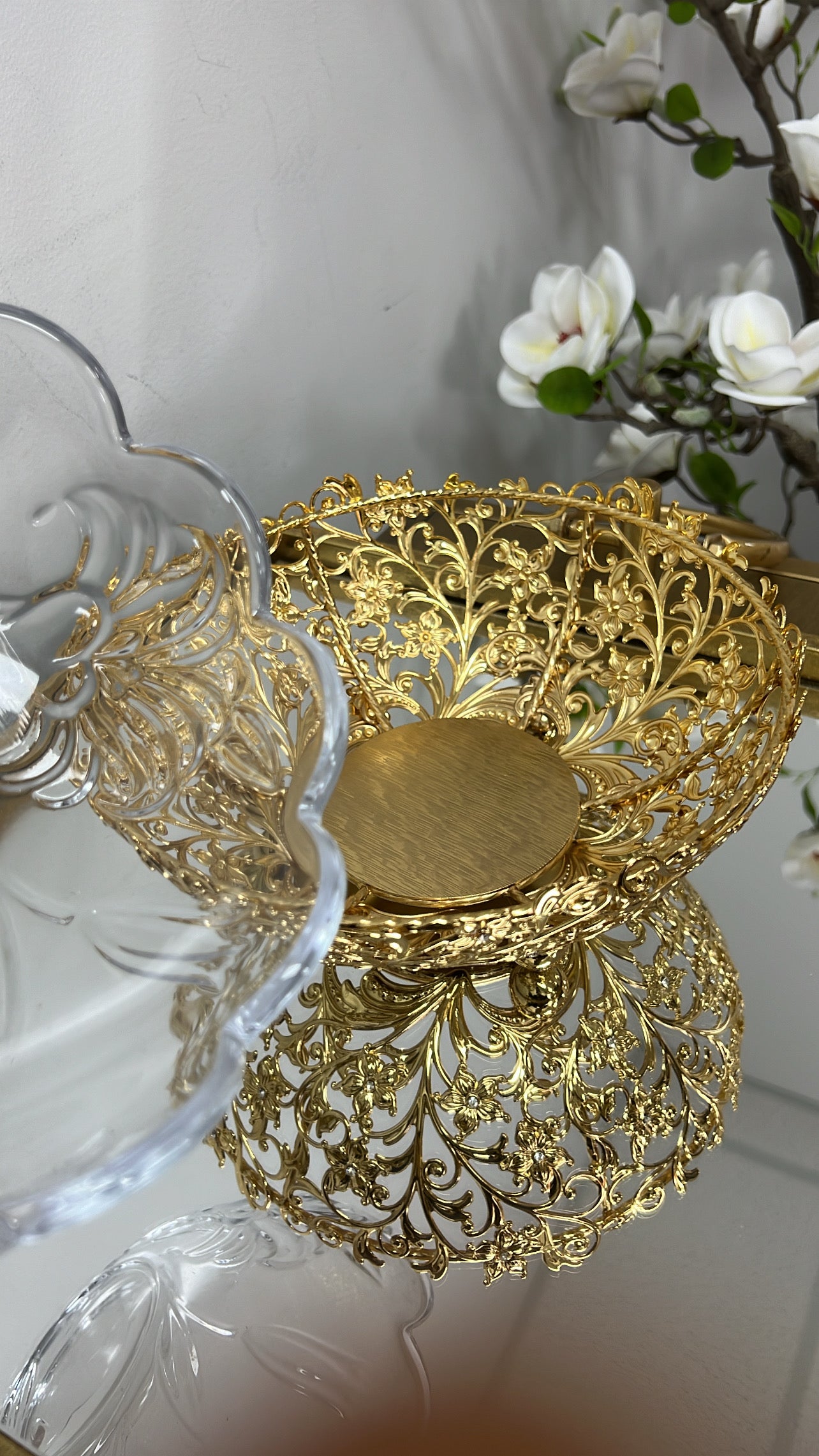 Ottoman gold bowl - Luscious Homewares