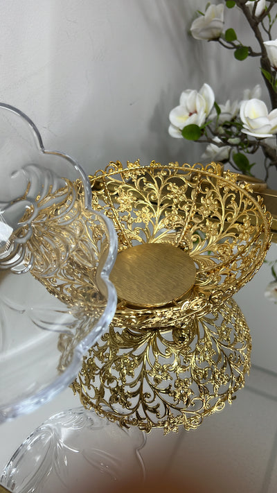 Ottoman gold bowl - Luscious Homewares
