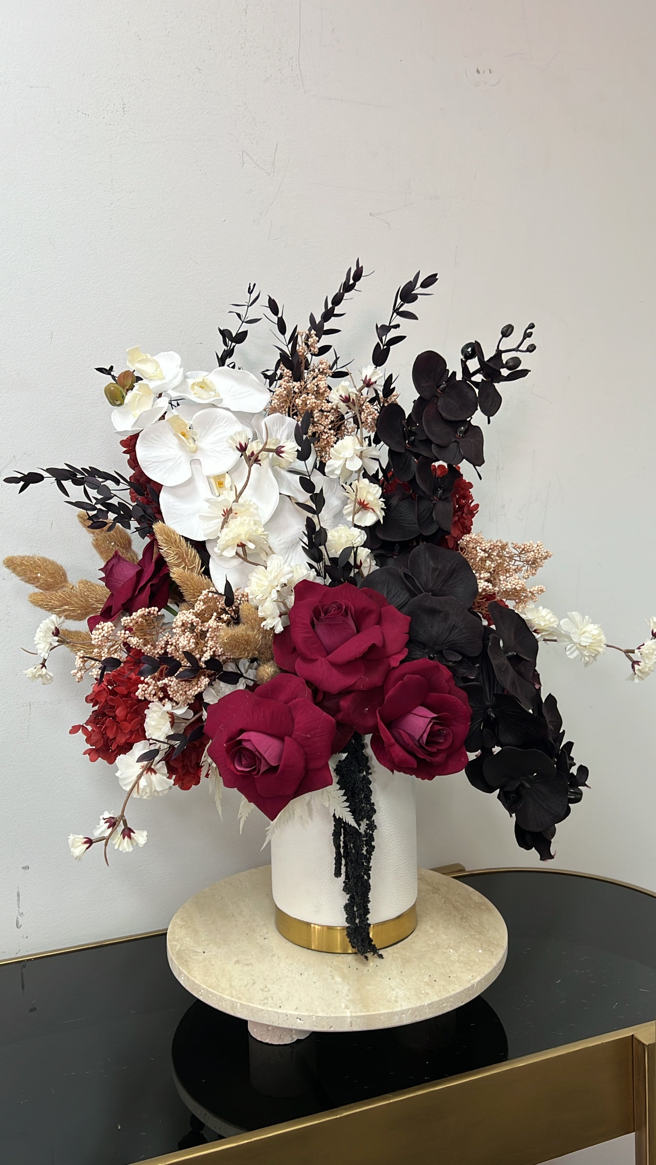 Reign floral arrangement