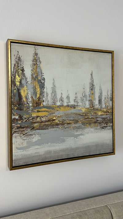 Jardine Gold frame wall art - Luscious Homewares