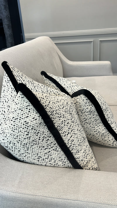 Naomi tweed cushion - Luscious Homewares