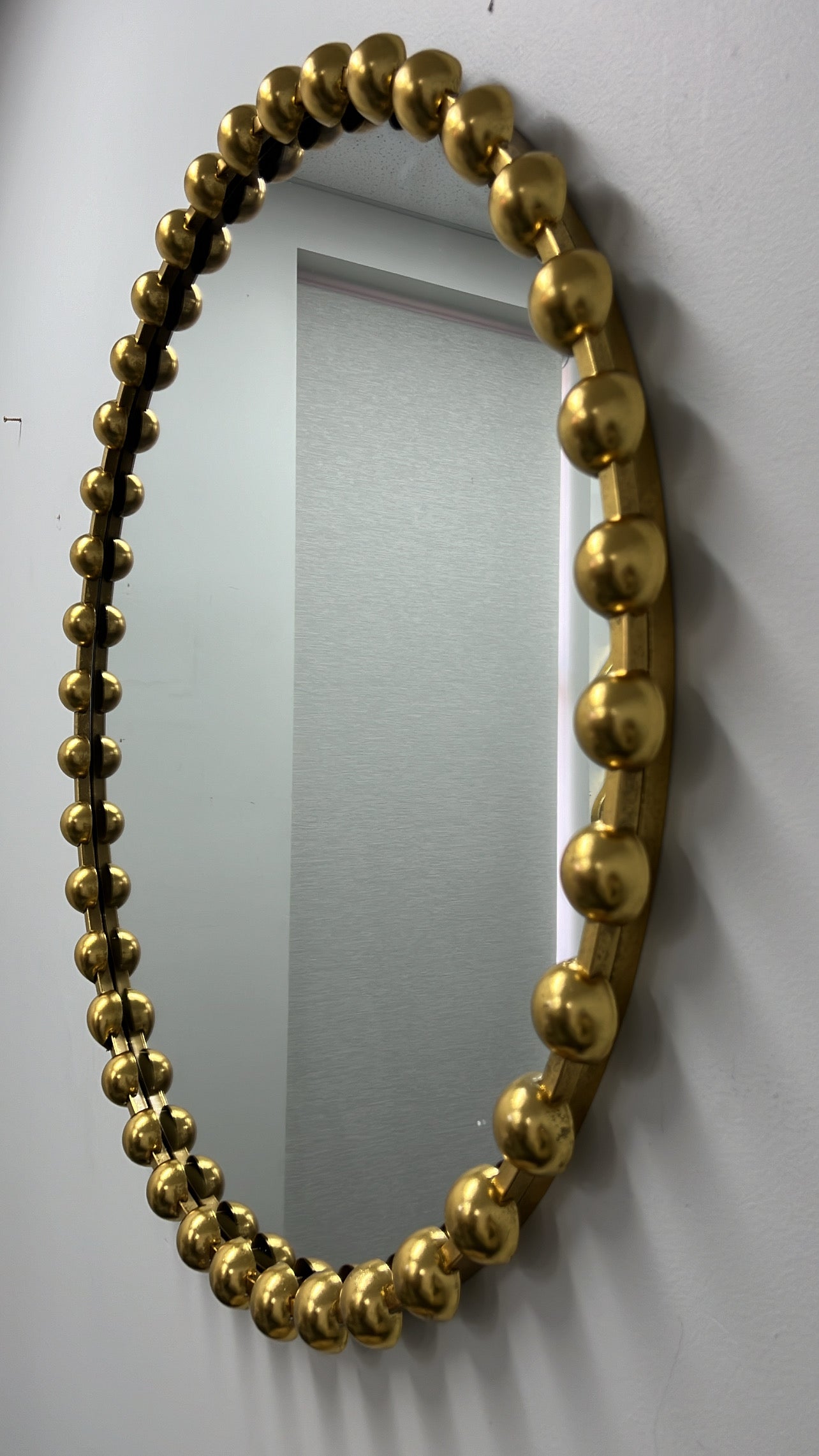 Stud Round Gold mirror