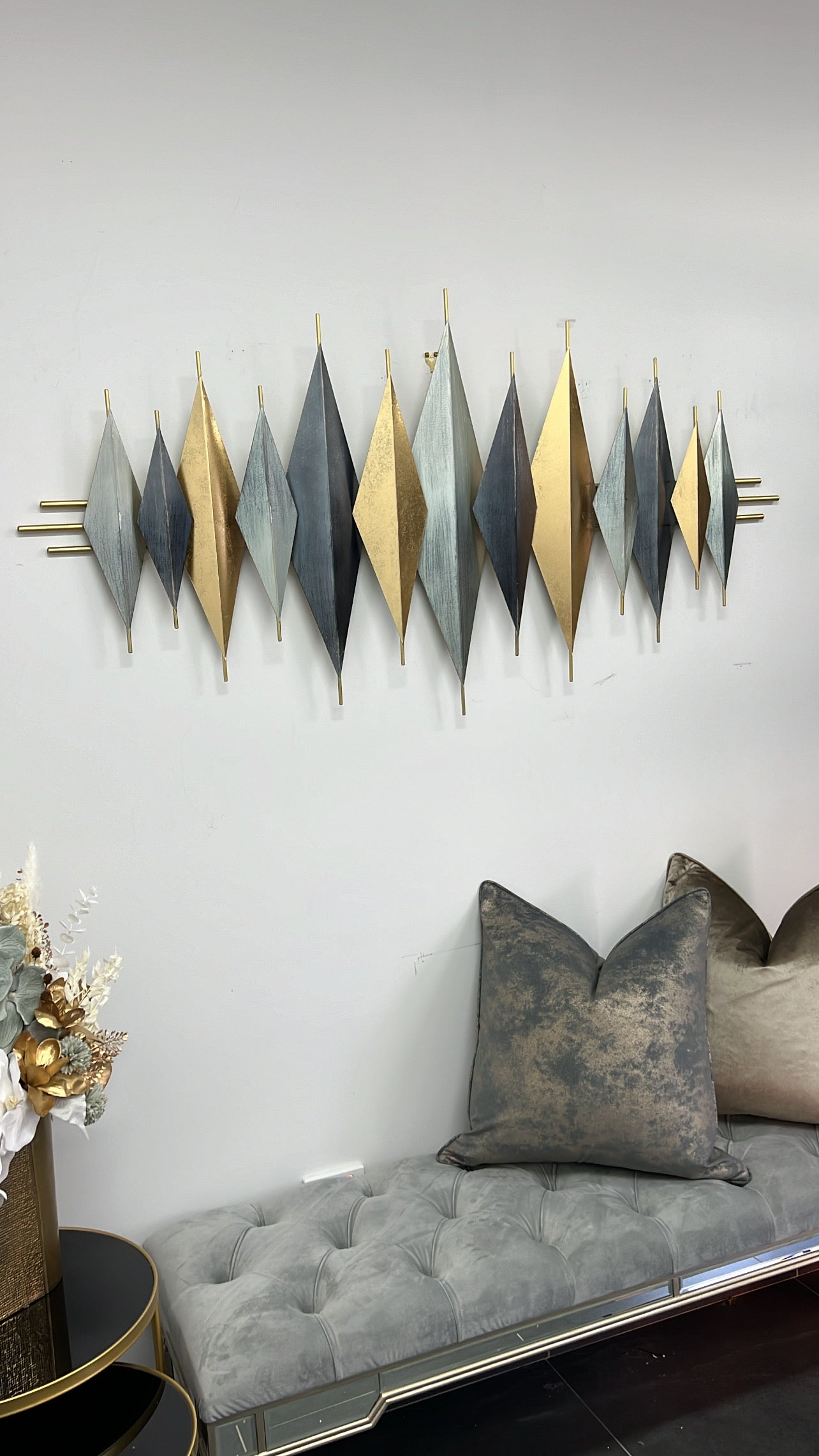 3D metal wall hanging sculpture