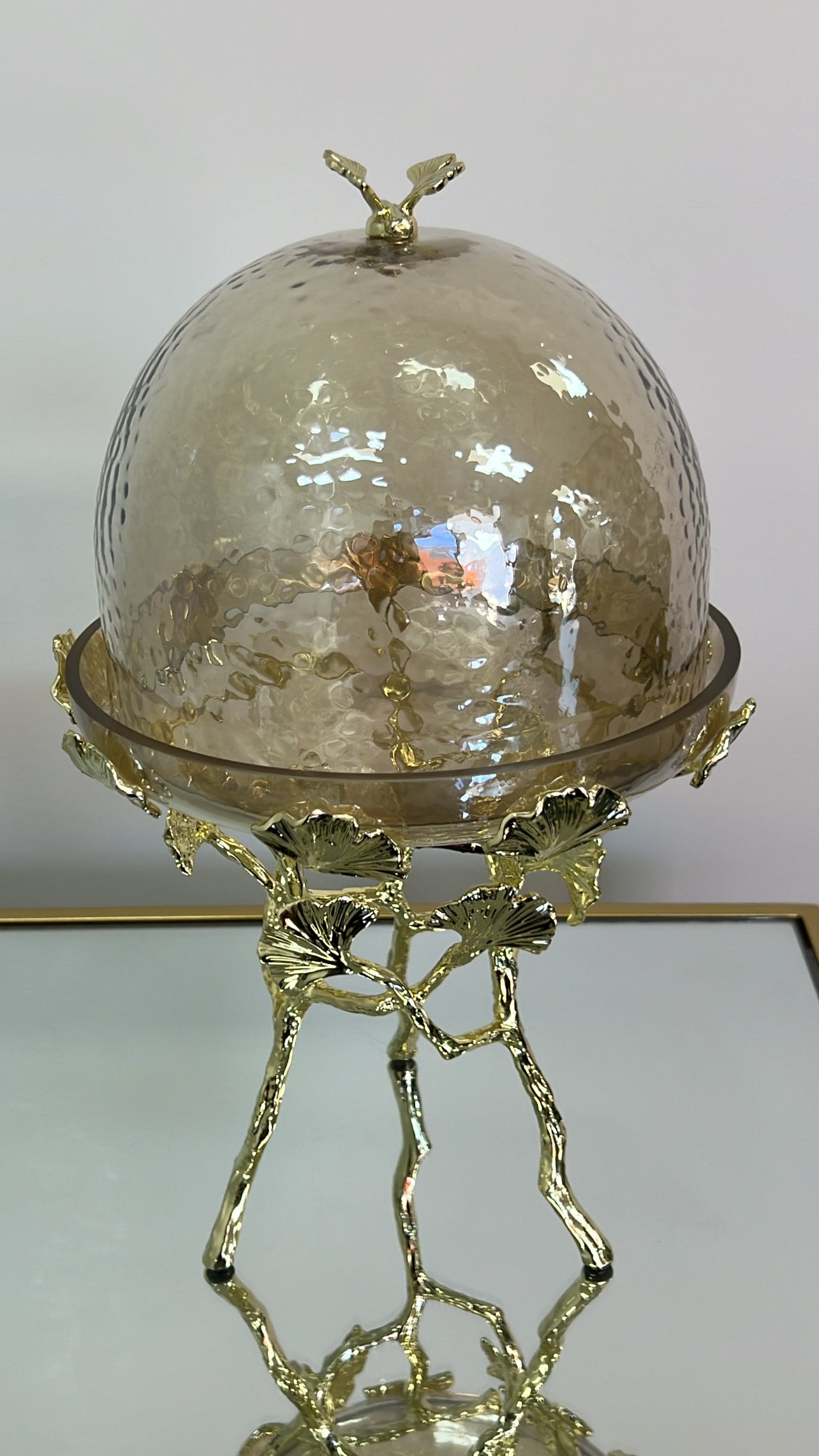 Lotus serving stand & Dome - Luscious Homewares