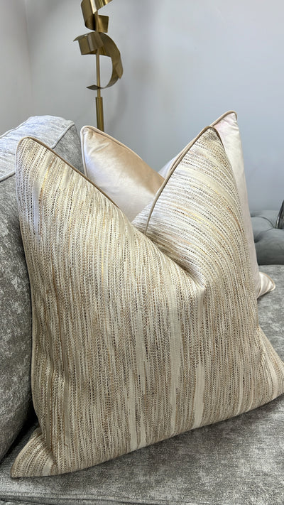 Milano nude cushion - Luscious Homewares