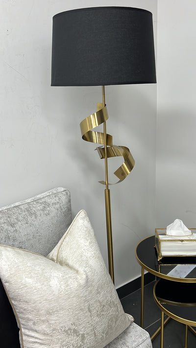 Deniz twist floor Lamp - Luscious Homewares