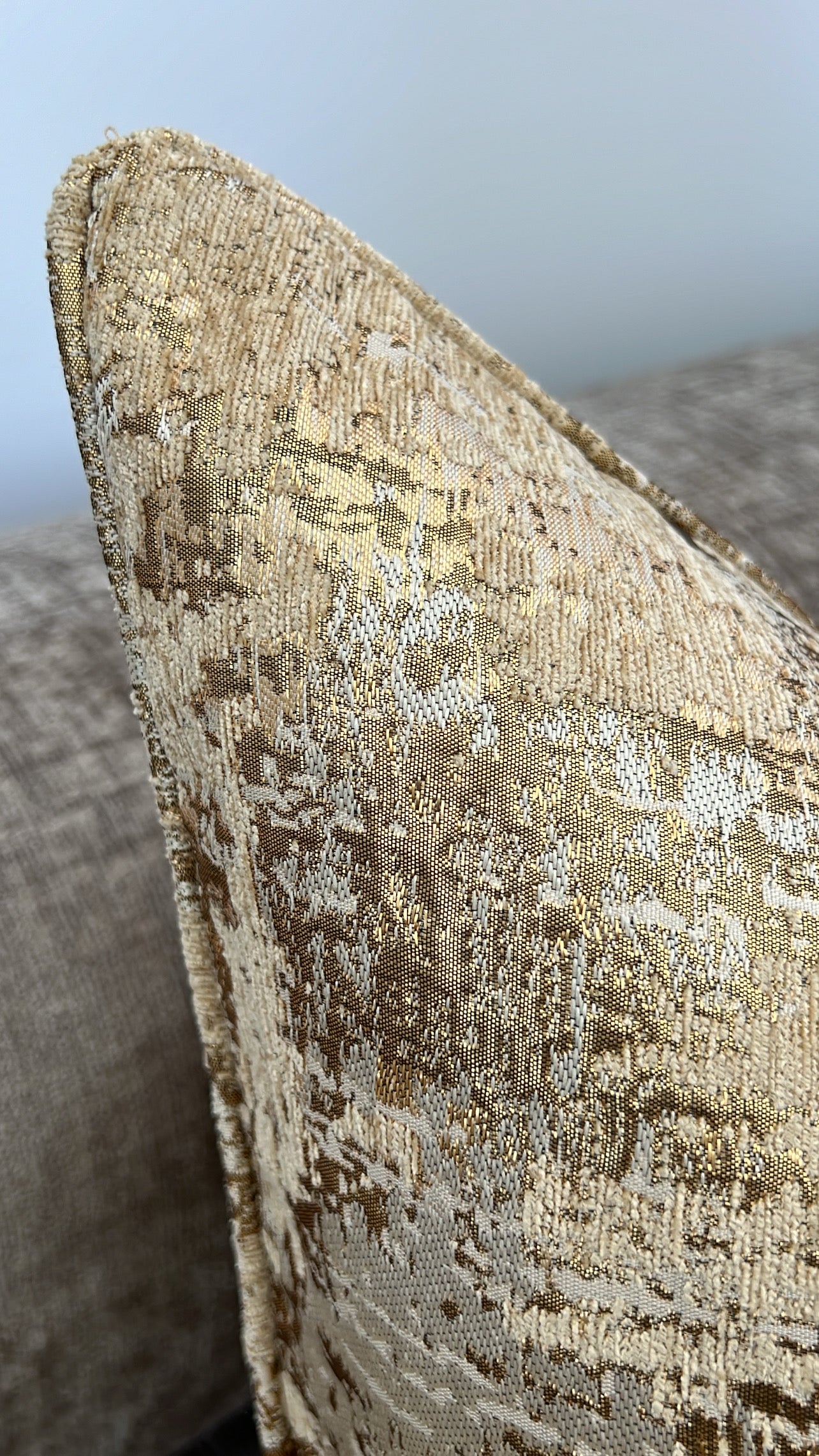 Aureus gold cushion - Luscious Homewares