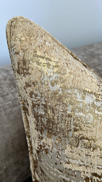 Aureus gold cushion - Luscious Homewares
