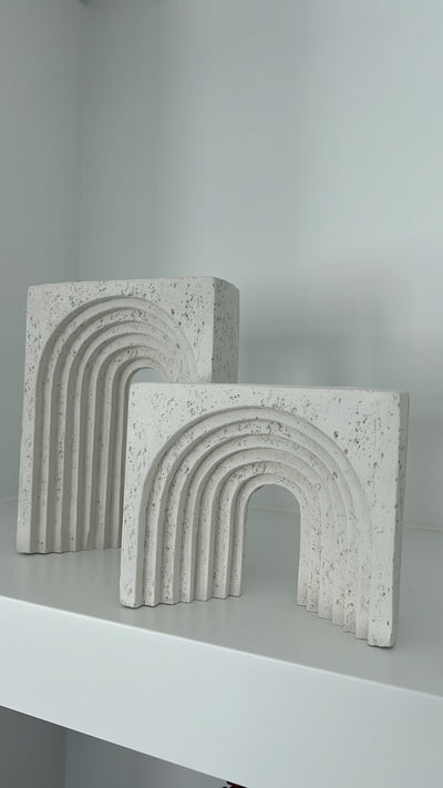 Stone arch sculpture - Luscious Homewares
