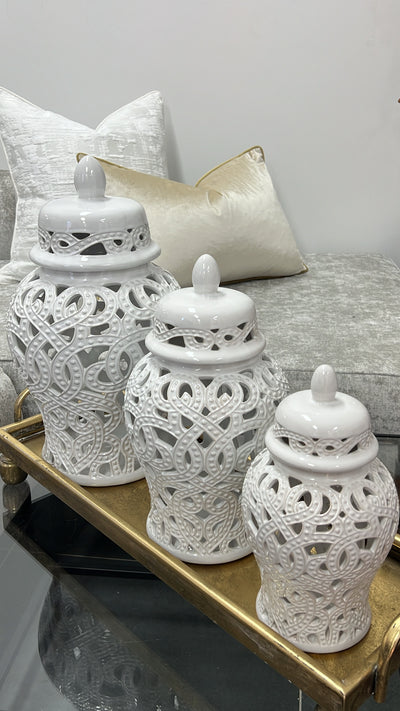 Cynthia ginger jars - Luscious Homewares